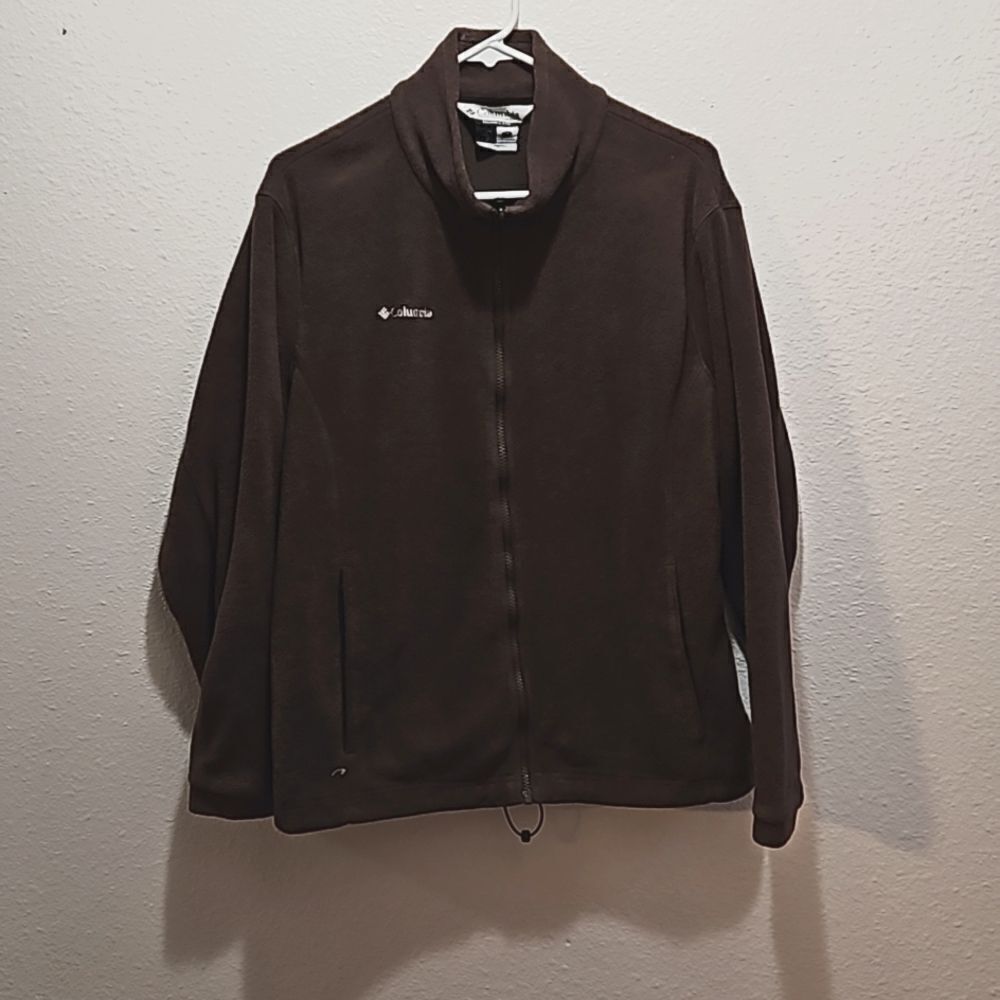 Columbia fleece women's 1x chocolate brown